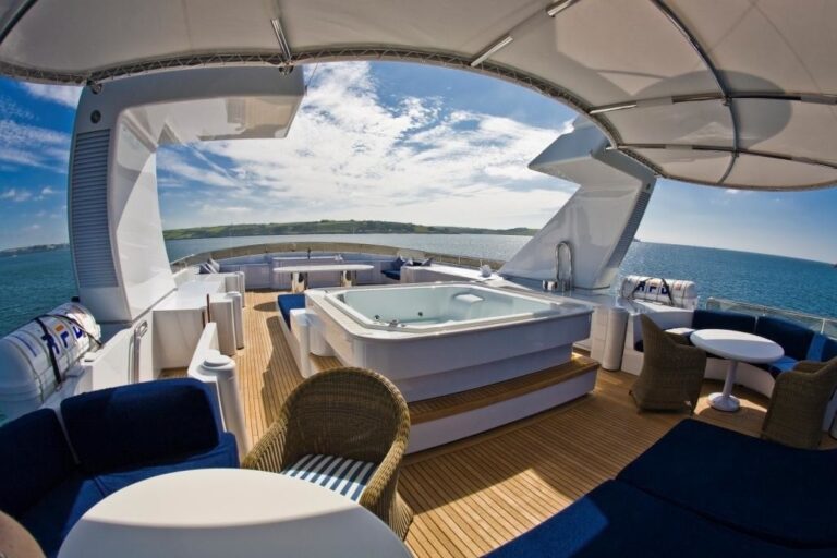 Sun Deck Aboard Yacht VA BENE