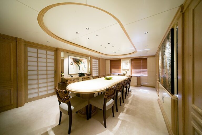 Eating/dining Area Aboard Yacht VA BENE