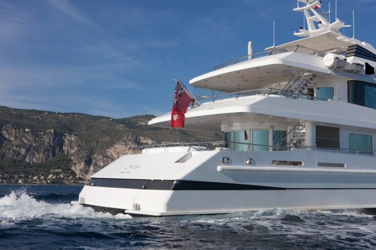 Deck Aspect Aboard Yacht LA TANIA