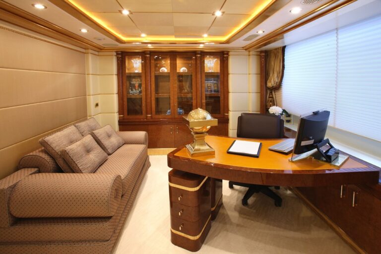 Main Master Study Aboard Yacht PLATINUM