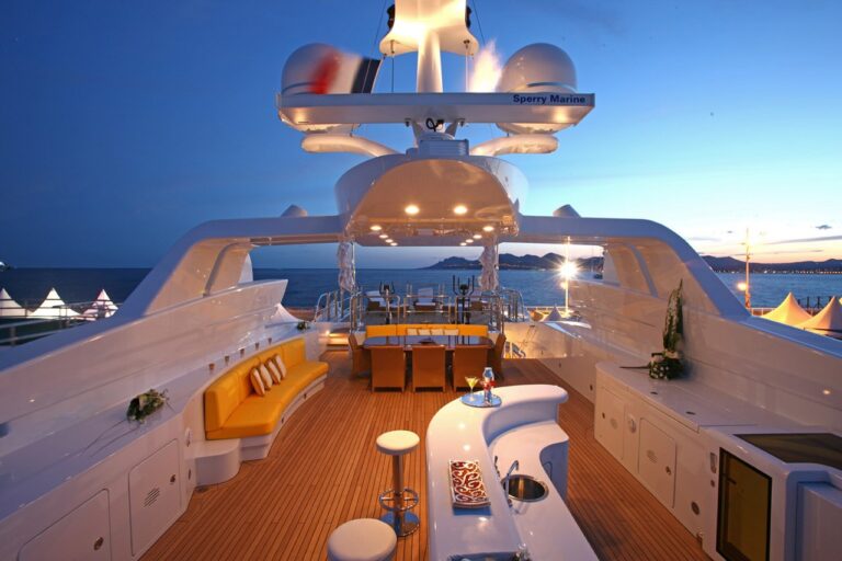 Sun Deck On Yacht PLATINUM