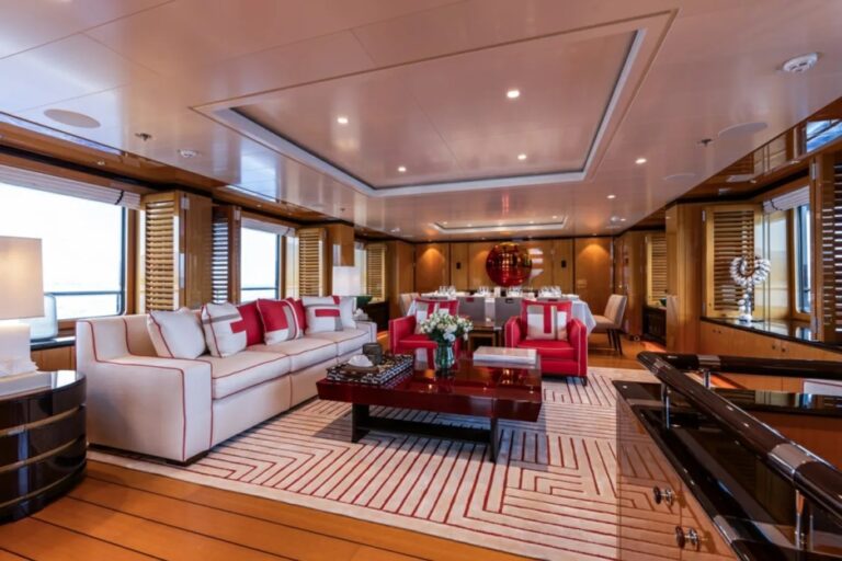 Yacht Interior Lounge