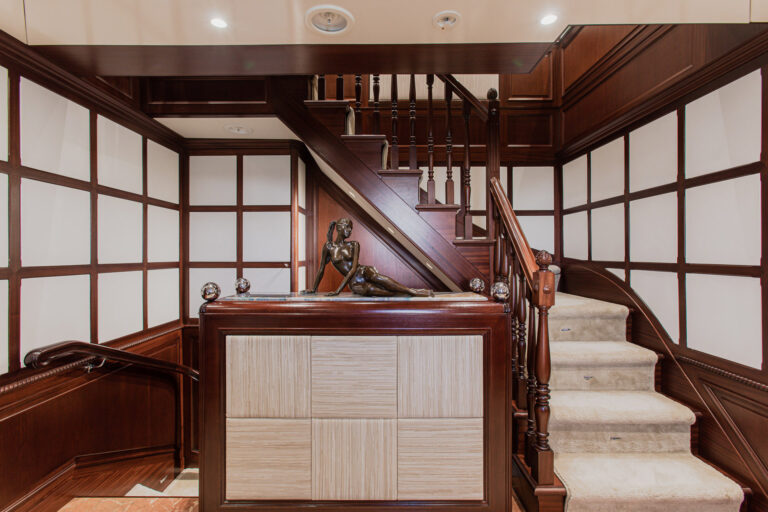 Central staircase