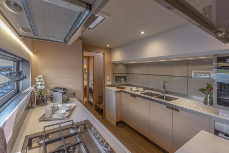Lower deck galley