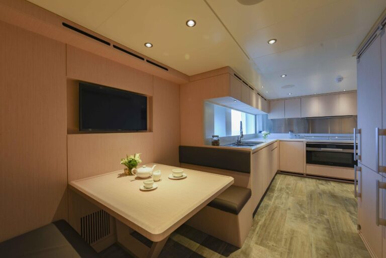 Crew dining area