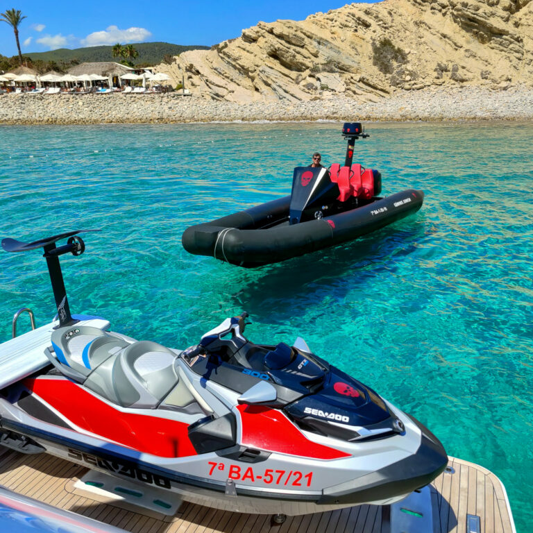 Tender and Jet ski