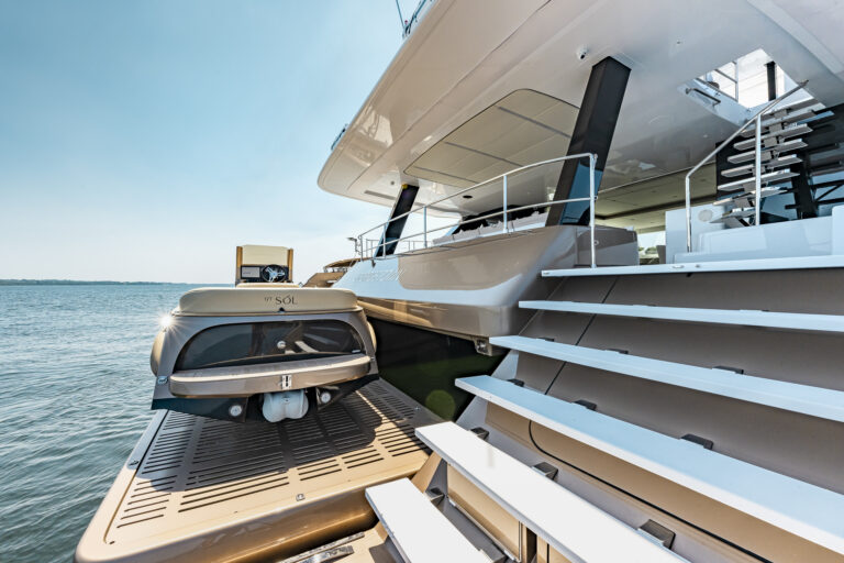 Tender On The Stern Platform
