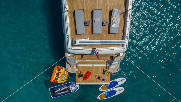 Water Toys At The Stern