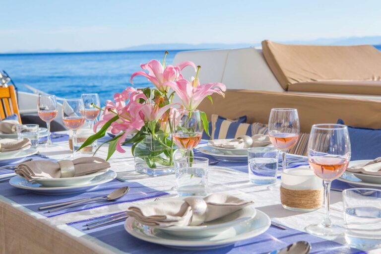 Beautifully Prepared Tables And Food