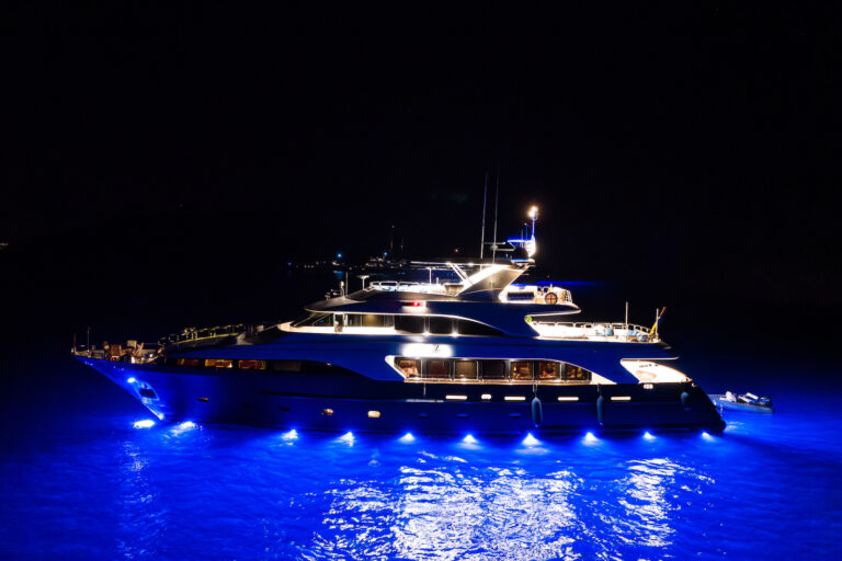 At Night With Water Toys