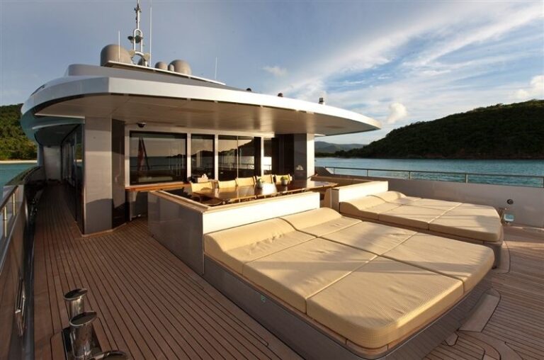 Sunshine Lounging On Board Yacht EXUMA