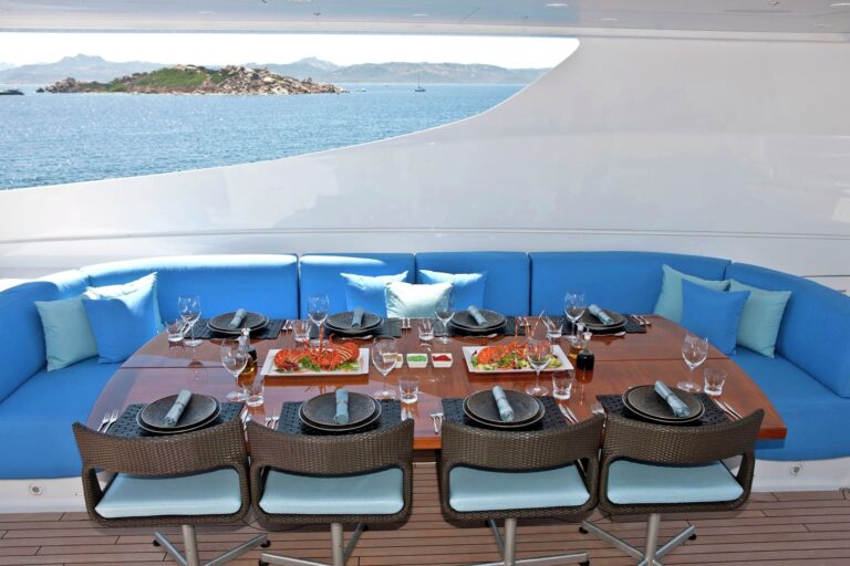 External Eating/dining On Board Yacht INCEPTION