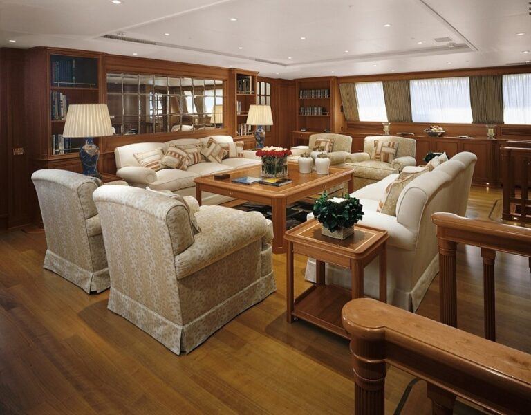 Profile: Yacht IS A ROSE's Premier Saloon Pictured