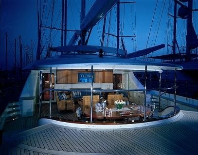 Cockpit Aboard Yacht IS A ROSE