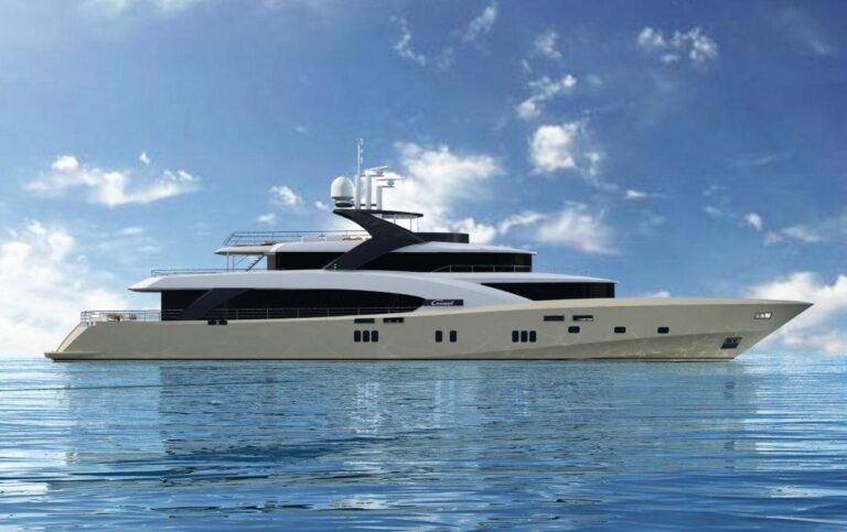 Premier Overview: Yacht LA PELLEGRINA's Artist Rendering Photograph