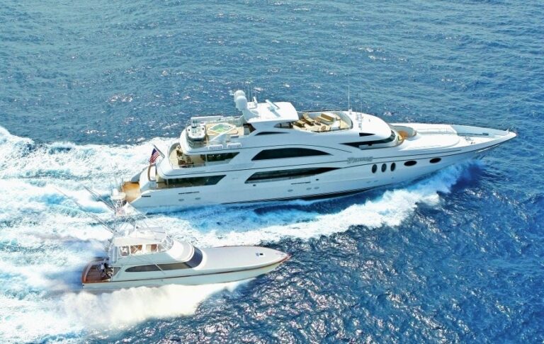 Cruising Including Ship's Tender Aboard Yacht WHEELS