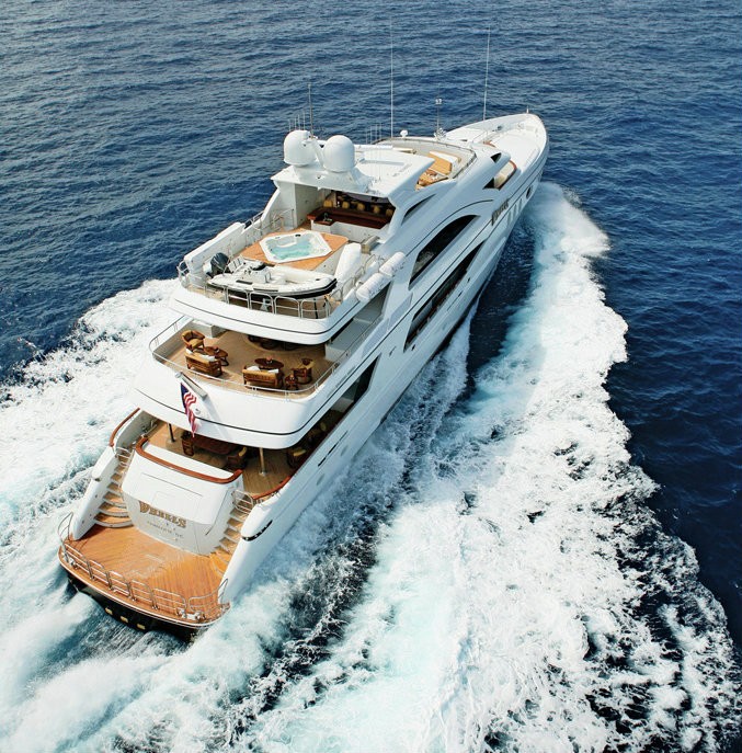 Aft Decks On Board Yacht WHEELS