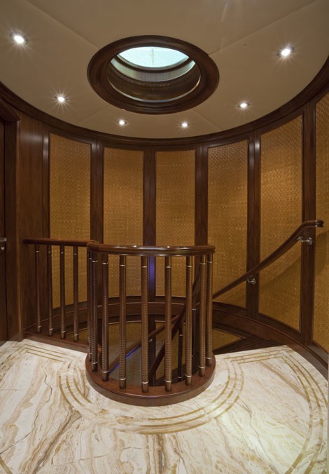 Stairway On Yacht WHEELS