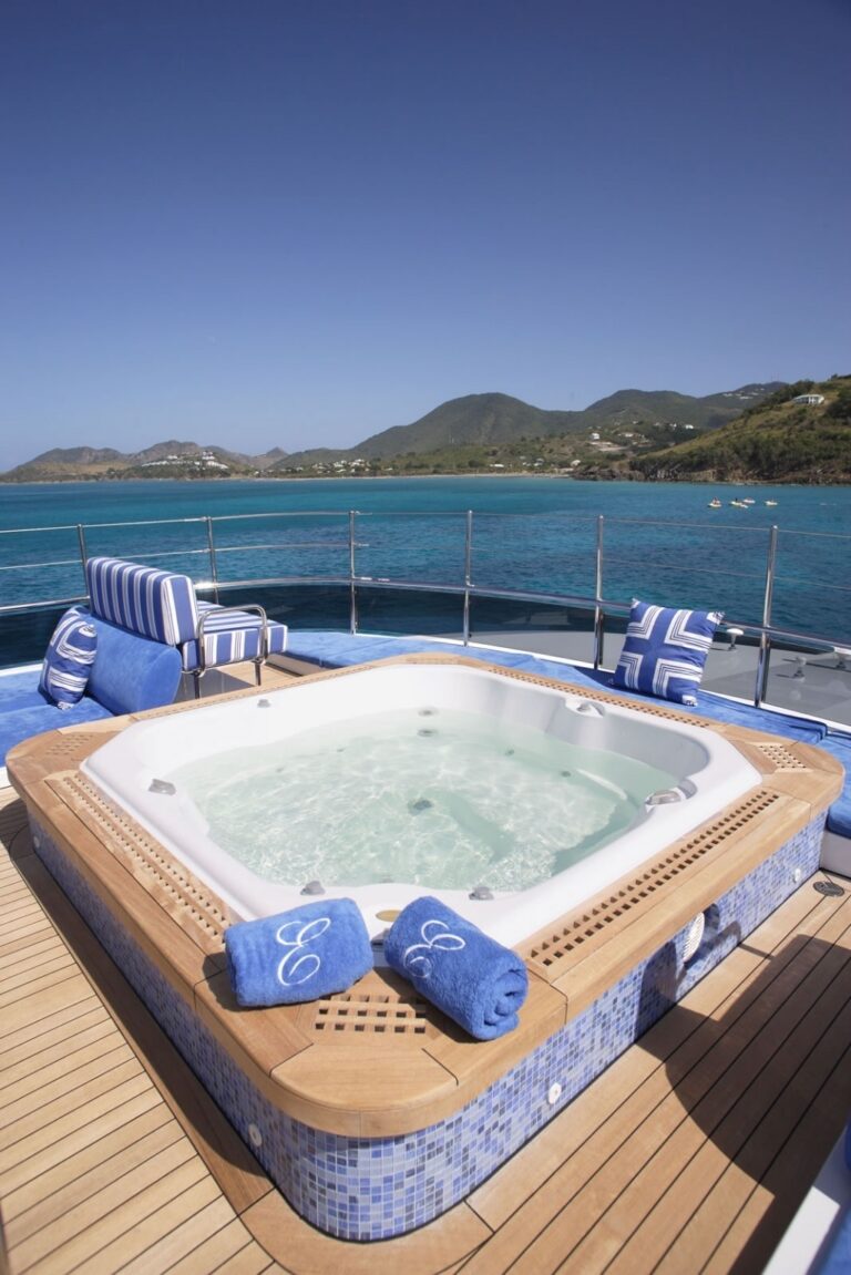 Jacuzzi Pool On Yacht EMELINA