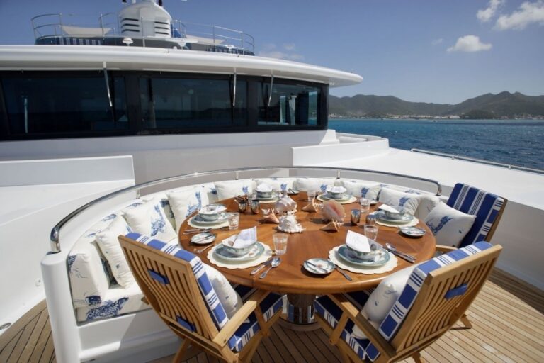 External Eating/dining On Board Yacht EMELINA