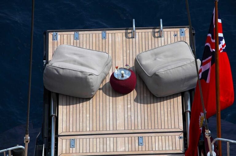 Landing On Board Yacht PRANA