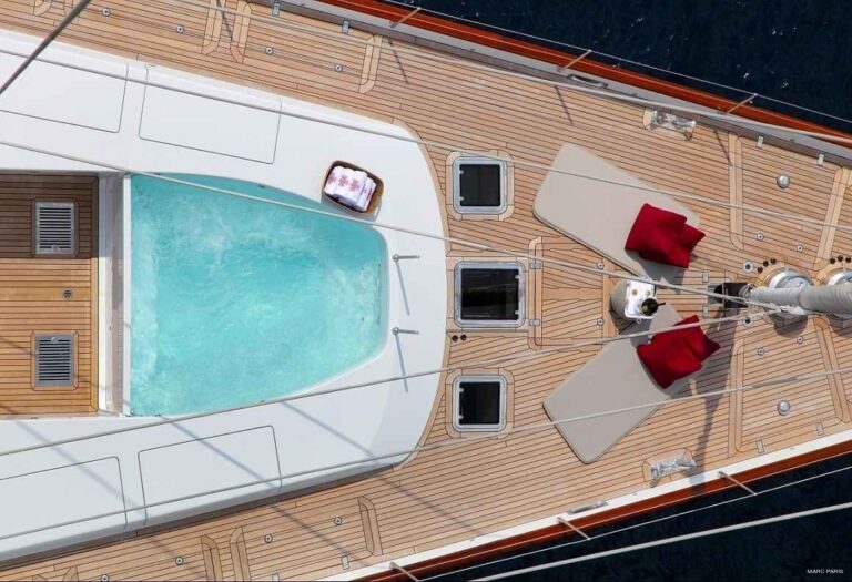 Fore Deck Aboard Yacht PRANA