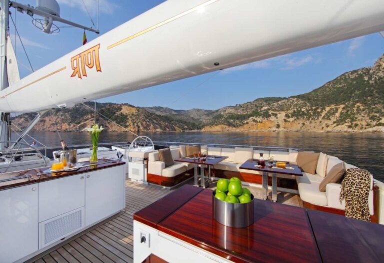 Sun Deck On Yacht PRANA