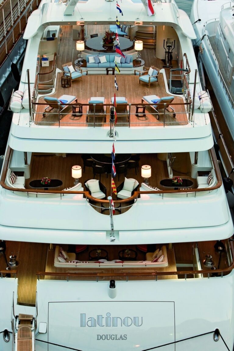 Decks On Yacht LATITUDE