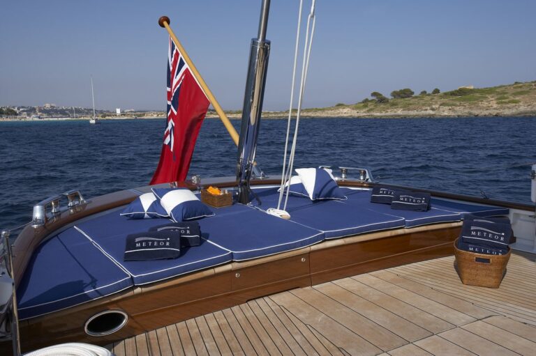 Sunbeds Aboard Yacht METEOR