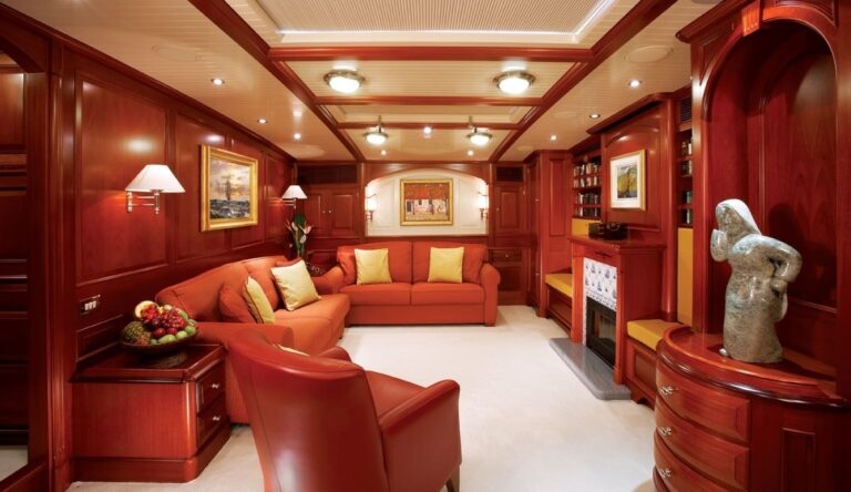 Saloon Aboard Yacht METEOR