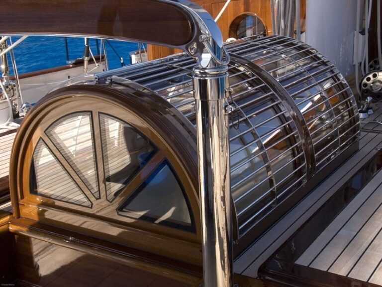 Close Up: Yacht METEOR's Deck Photograph