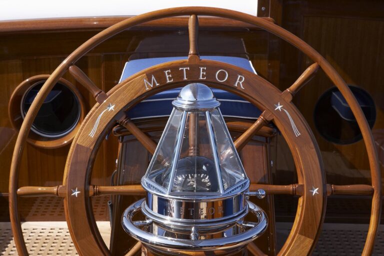 Helm On Yacht METEOR