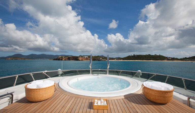 Jacuzzi Pool Fore On Board Yacht SUNRISE