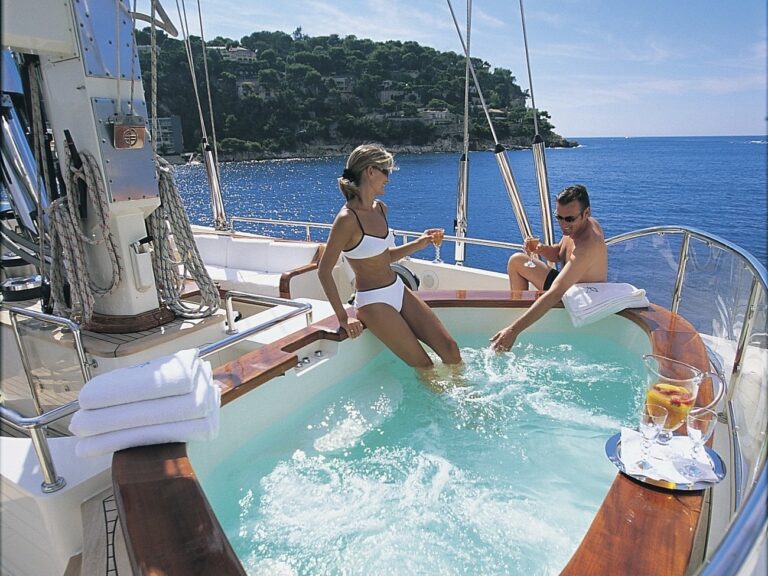 Jacuzzi Pool Aboard Yacht ATMOSPHERE