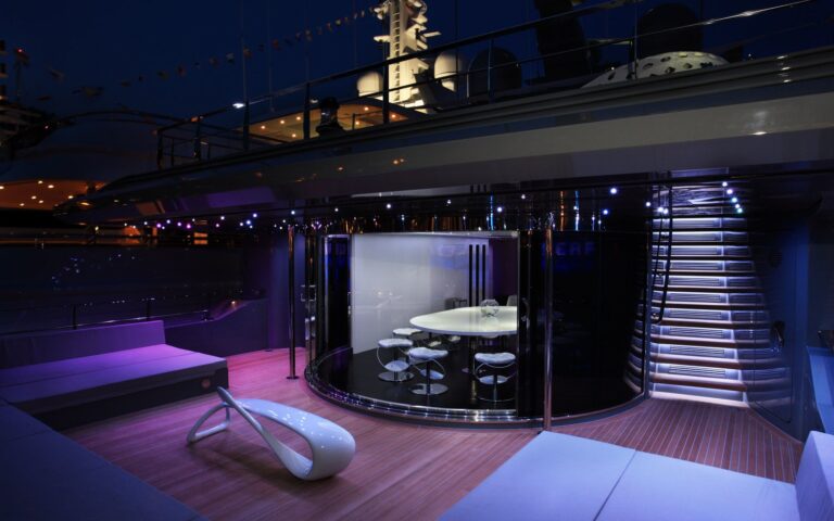 Deck On Board Yacht SEA FORCE ONE