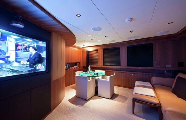 Movie Cinema Aboard Yacht SYNA