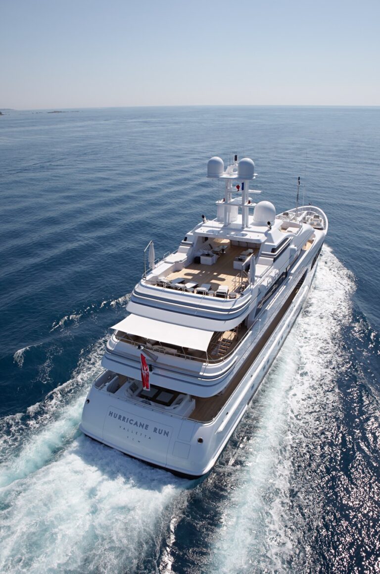The 54m Yacht HURRICANE RUN