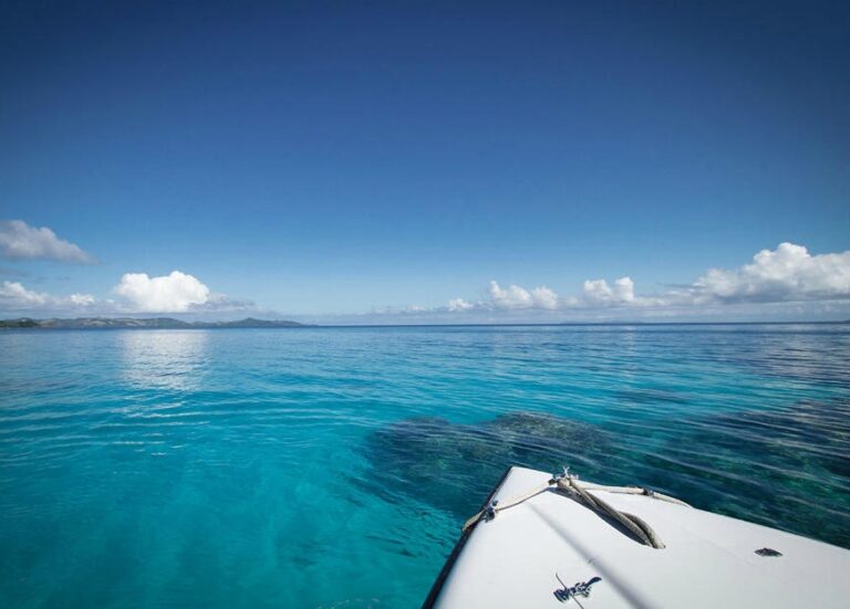 Aspect Taken From Ship's Bow On Board Yacht NOBLE HOUSE
