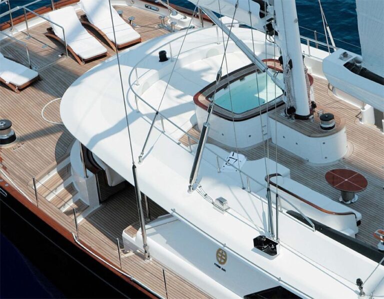 Jacuzzi Pool: Yacht PARSIFAL III's From Above Photograph