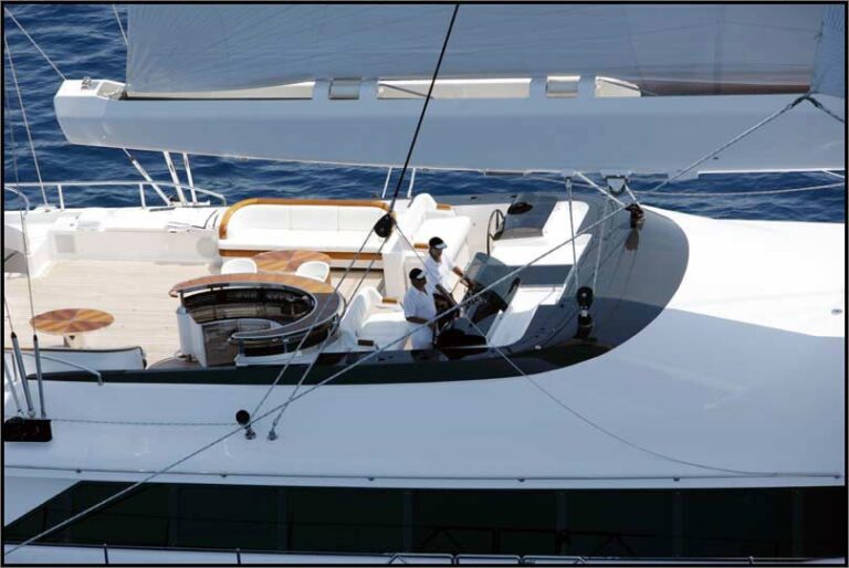 Helm On Board Yacht PARSIFAL III