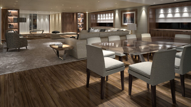 55m Baglietto interior rendering