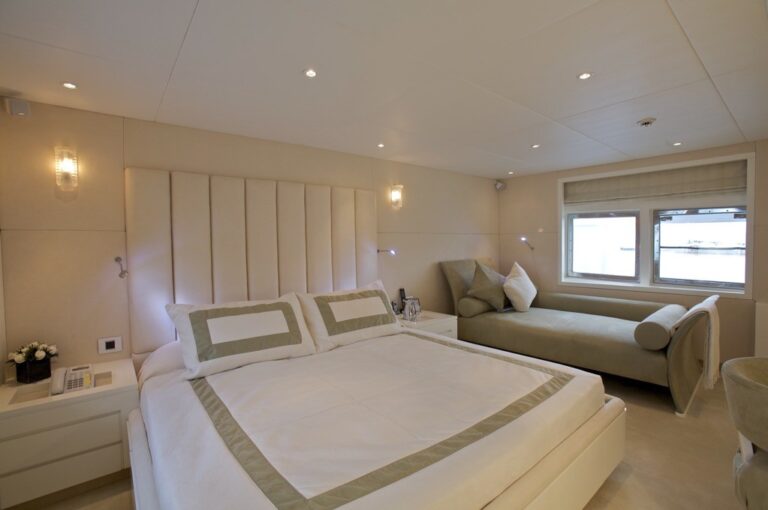 Main Master Cabin On Yacht ACHILLES
