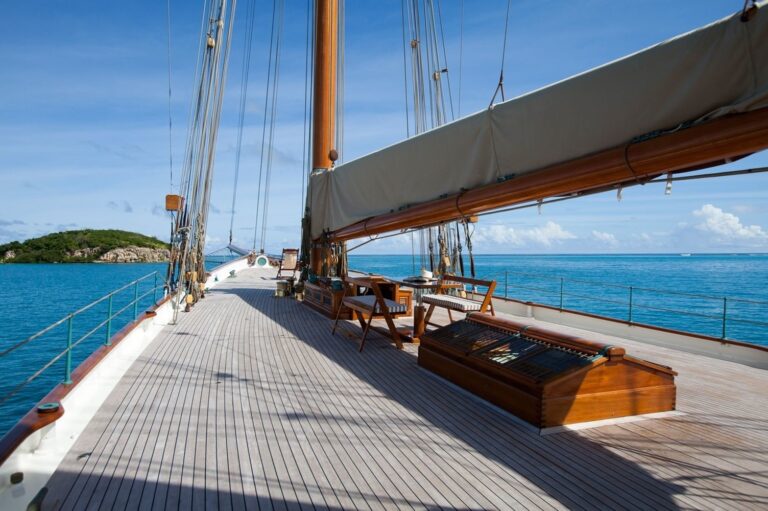 Deck Aboard Yacht ELENA
