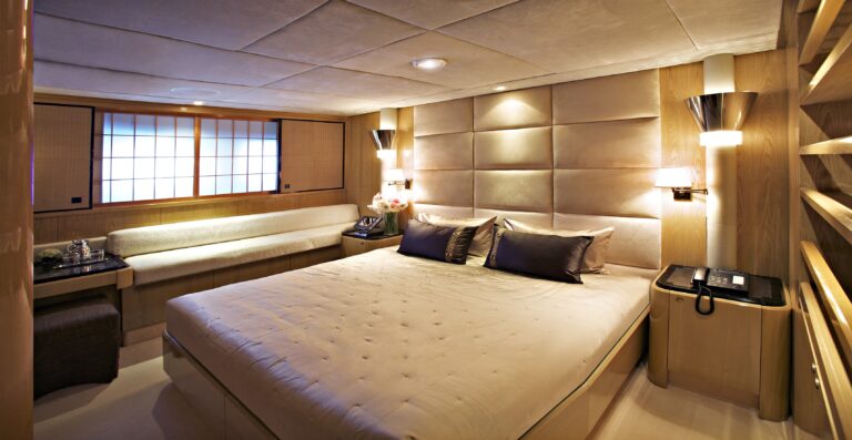 Main Master Cabin Aboard Yacht LADY A