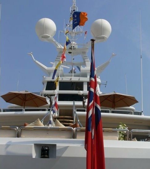 Aft Decks On Board Yacht LADY A