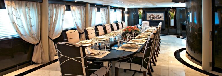 Eating/dining Saloon On Board Yacht LADY A
