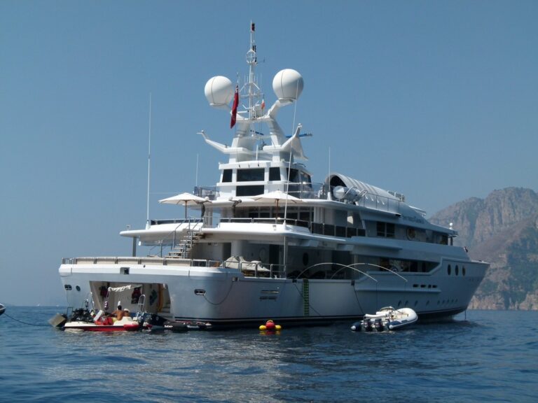 Aft Aspect On Yacht LADY A