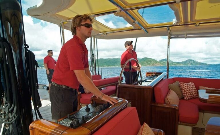 Pilot House On Yacht MARIE