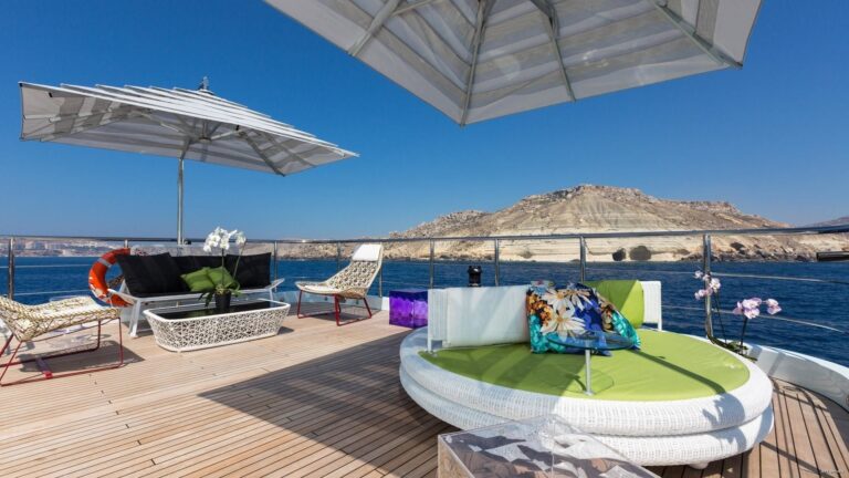 Sun Deck On Yacht OCEAN PARADISE