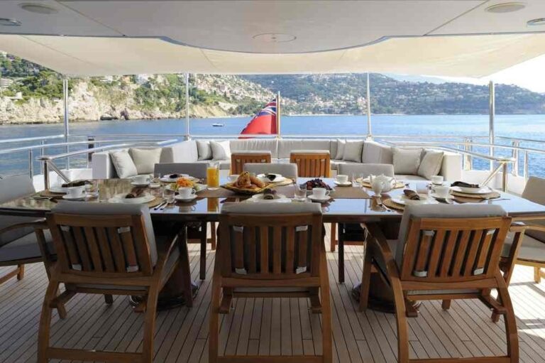 Eating/dining: Yacht OCEANA's Bridgedeck Deck Aft Image